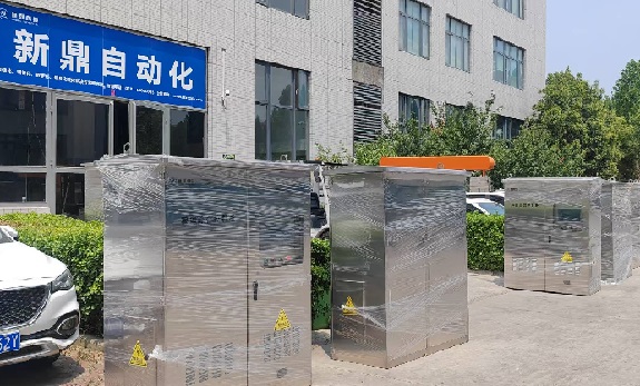 中牟中国建筑第六工程局项目部首批粮库综合控制柜今天安排发货