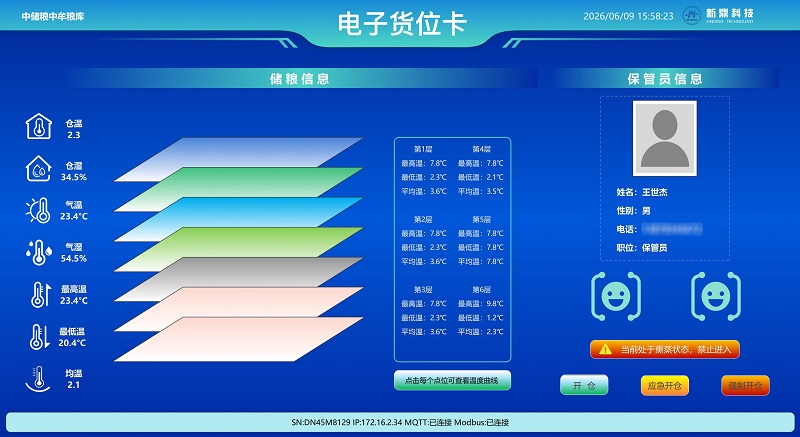新鼎自动化粮库电子货位卡让粮仓管理更智能